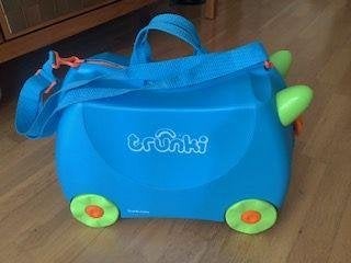 Trunki Terrance Reiskoffer Kinderkoffer Handbagage, Hard kunststof, Minder dan 50 cm, Zo goed als nieuw, Minder dan 35 cm