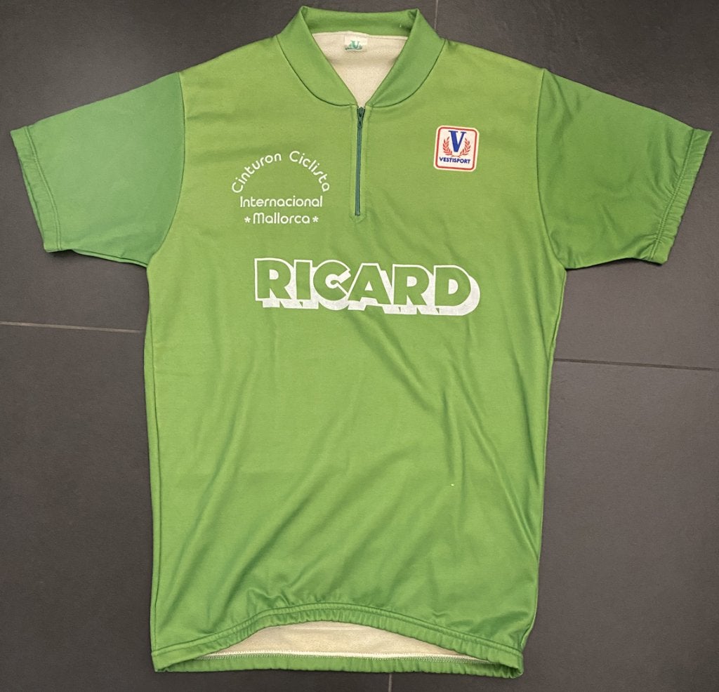 Wielershirt – LUC SUYKERBUYK – 1986 – groene trui, Ophalen of Verzenden, Gebruikt, Overige typen