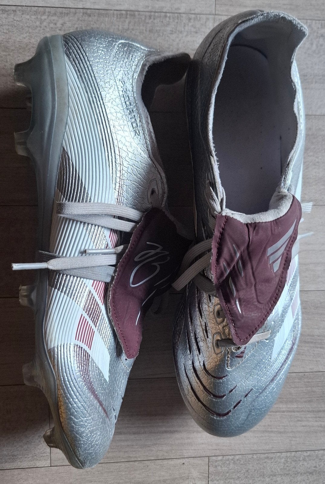 Adidas Predator 24 x Jude Bellingham maat 44,5, Overige kleuren, Sportschoenen, Ophalen of Verzenden, Gedragen