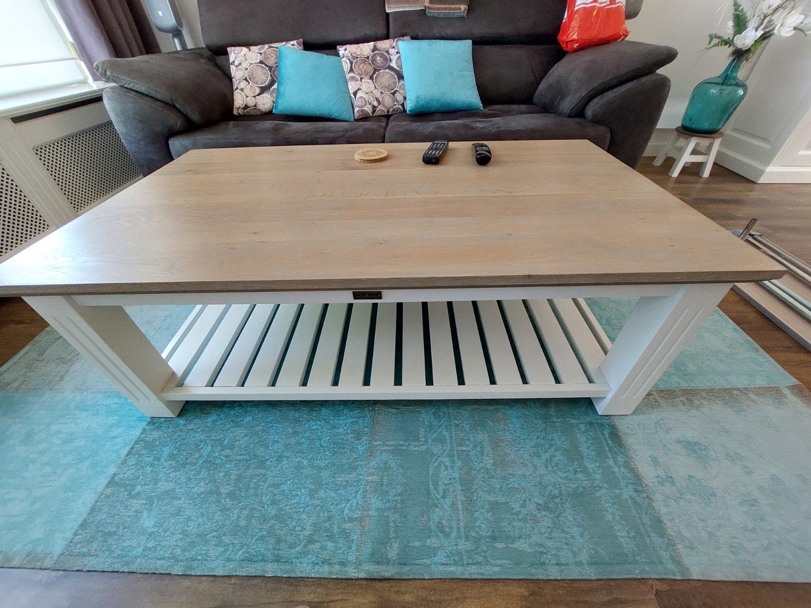 salontafel van het merk richmond, Ophalen, Gebruikt, 100 tot 150 cm, 50 tot 100 cm