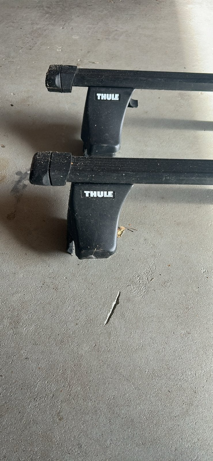 Thule Dakdragers - 2 sets, Auto diversen, Ophalen of Verzenden, Gebruikt