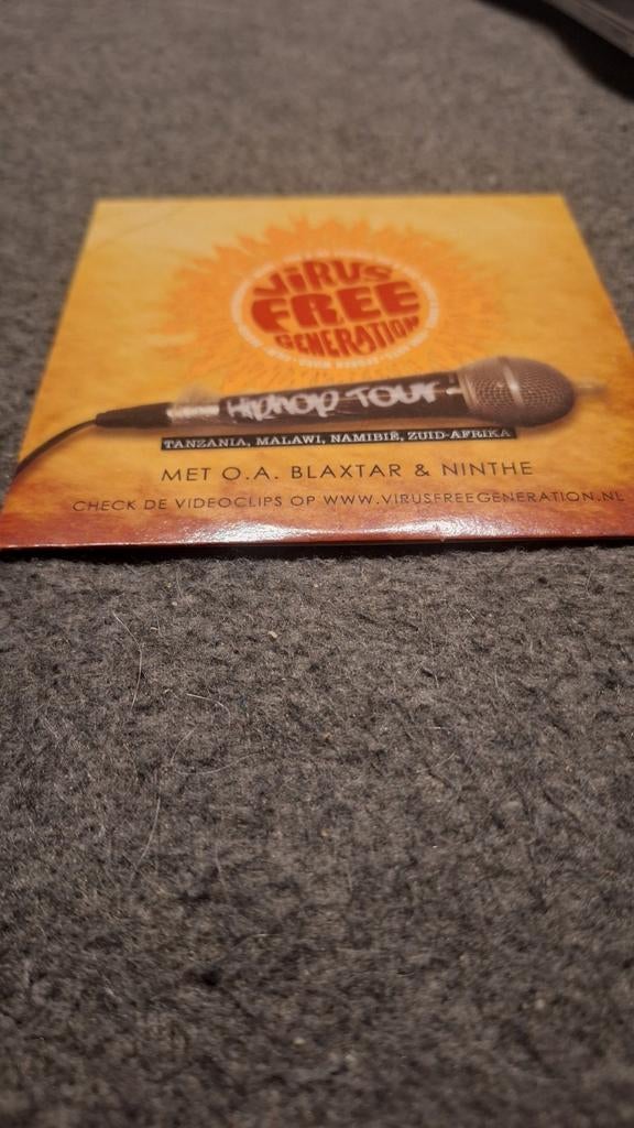 Virus Free Generation HipHop Tour CD, Ophalen of Verzenden, 2000 tot heden, Gebruikt