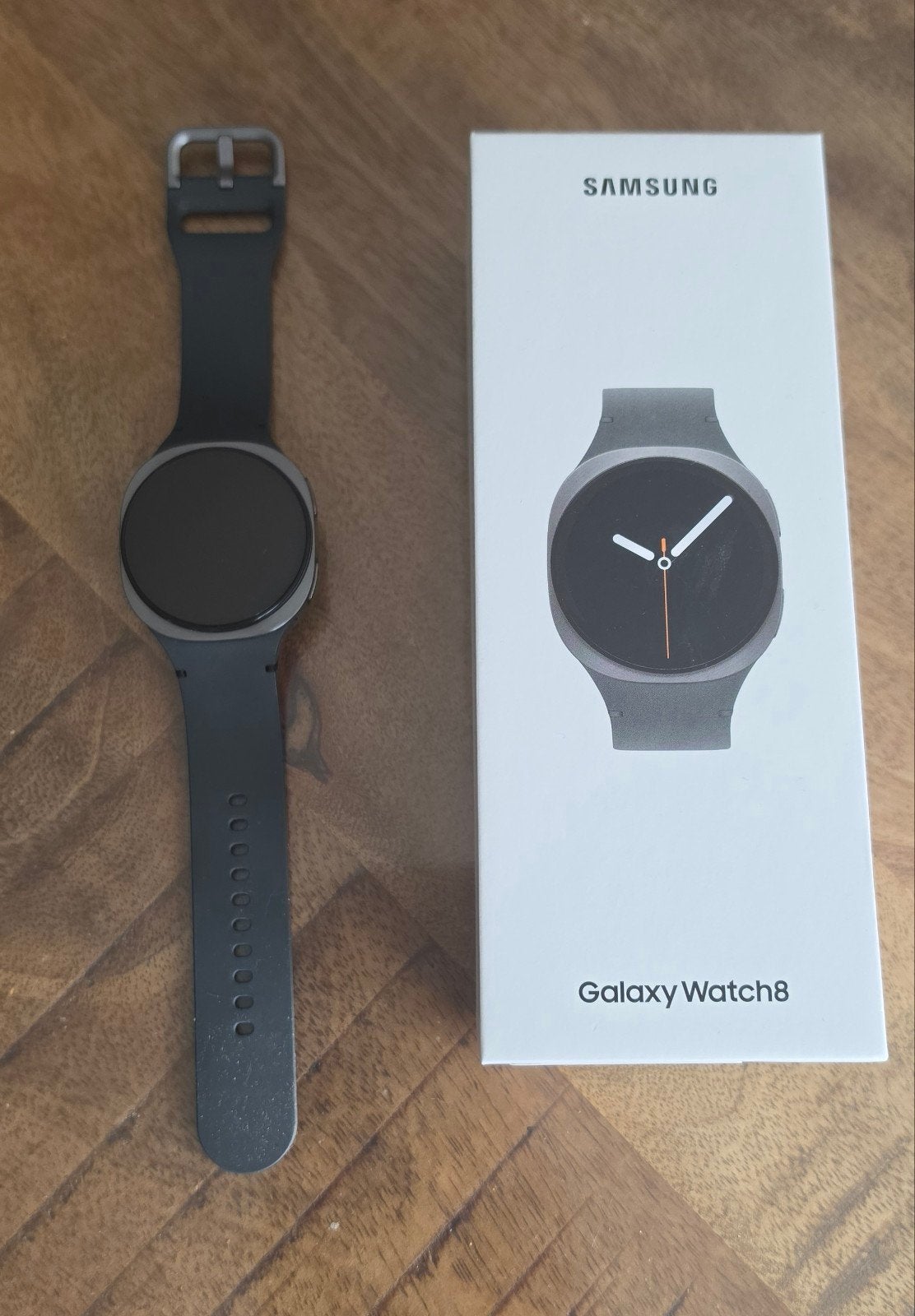 Samsung Galaxy Watch8 nieuw, Zwart, Ophalen of Verzenden, Zo goed als nieuw, Samsung