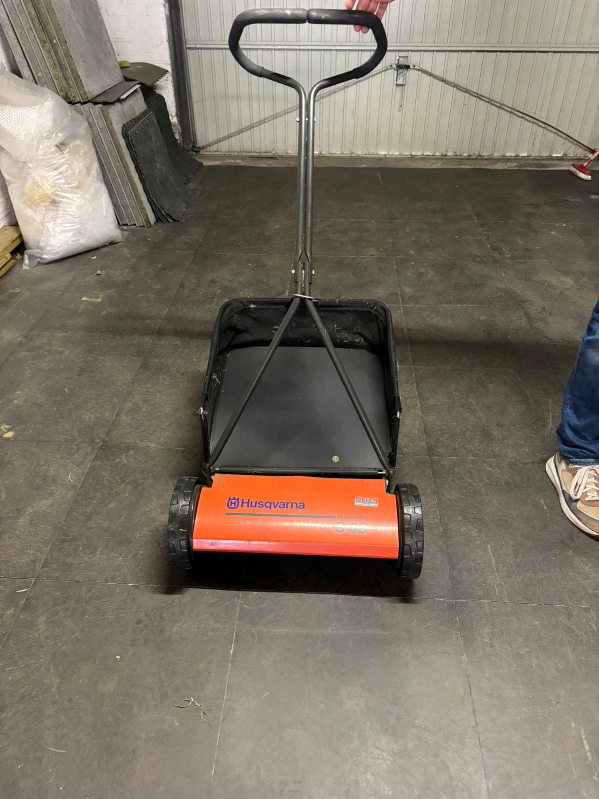 Husqvarna handgrasmaaier, Ophalen, Gebruikt, Handgrasmaaier, Opvangbak