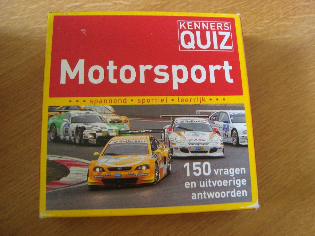 Motorsport kennis quiz, Ophalen of Verzenden, Zo goed als nieuw