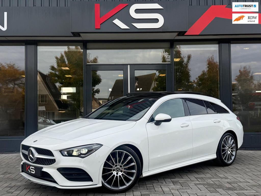 Mercedes-Benz CLA-klasse Shooting Brake 200 AMG Ambiente Pan, Gebruikt, Zwart, 4 cilinders, Origineel Nederlands