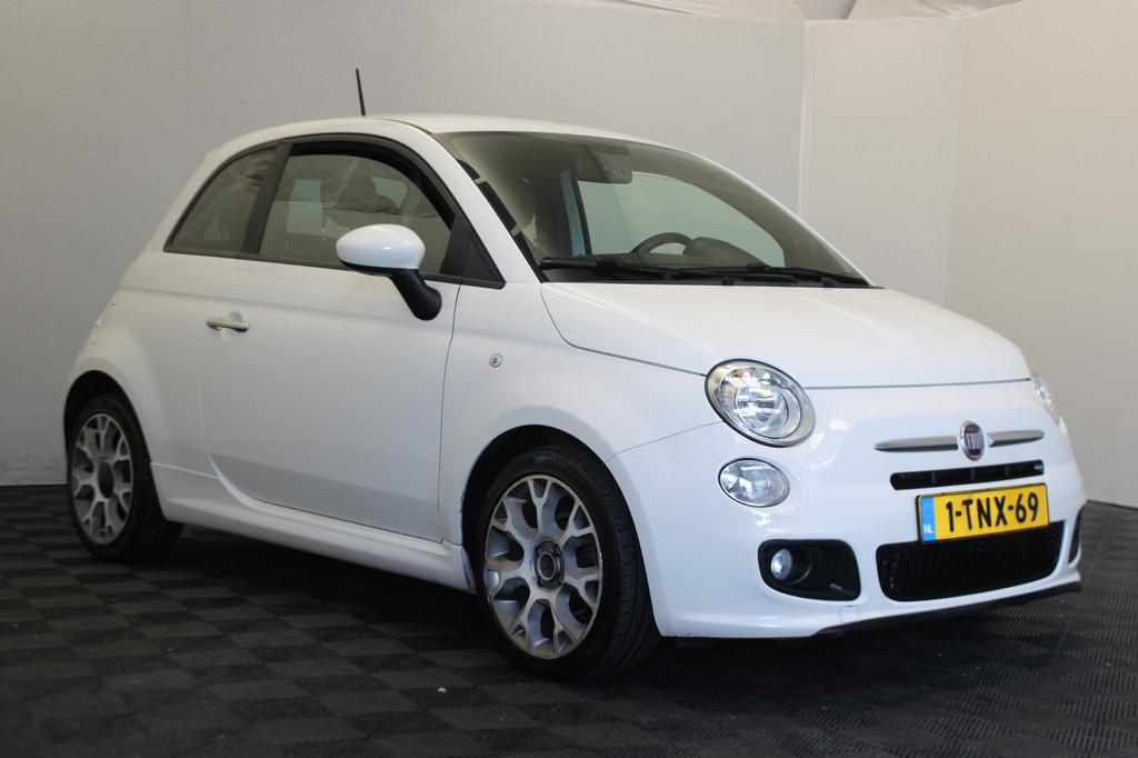 Fiat 500 0.9 TwinAir Turbo 500S (bj 2014), Auto's, Fiat, Voorwielaandrijving, Gebruikt, Leder en Stof, Origineel Nederlands