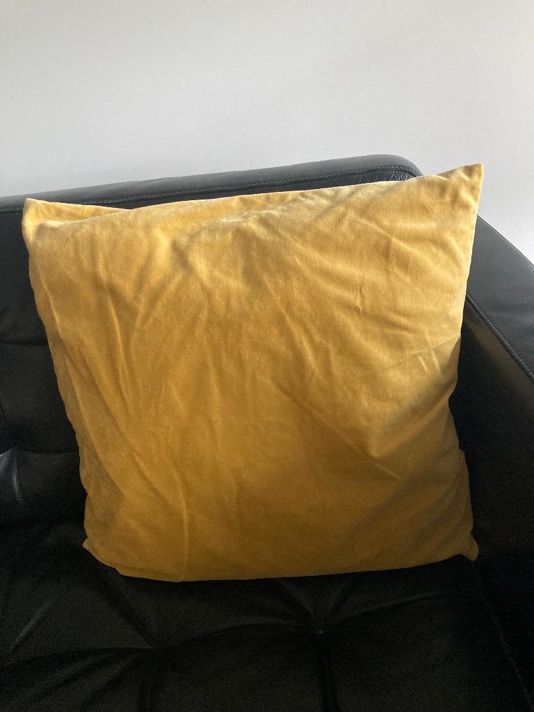 Velours/fluwelen kussen - IKEA, Ophalen of Verzenden, Gebruikt, Overige kleuren, Vierkant