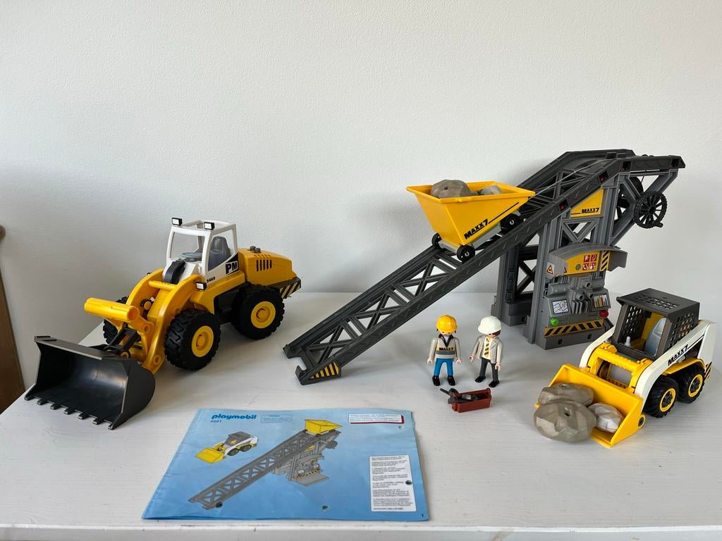 Playmobil 5469 Graafmachine & Transportband met Stenen, Ophalen, Gebruikt, Complete set