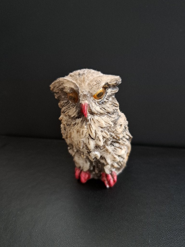 Decoratieve Uil Figuur - Handgemaakt, Ophalen of Verzenden, Gebruikt, Dier