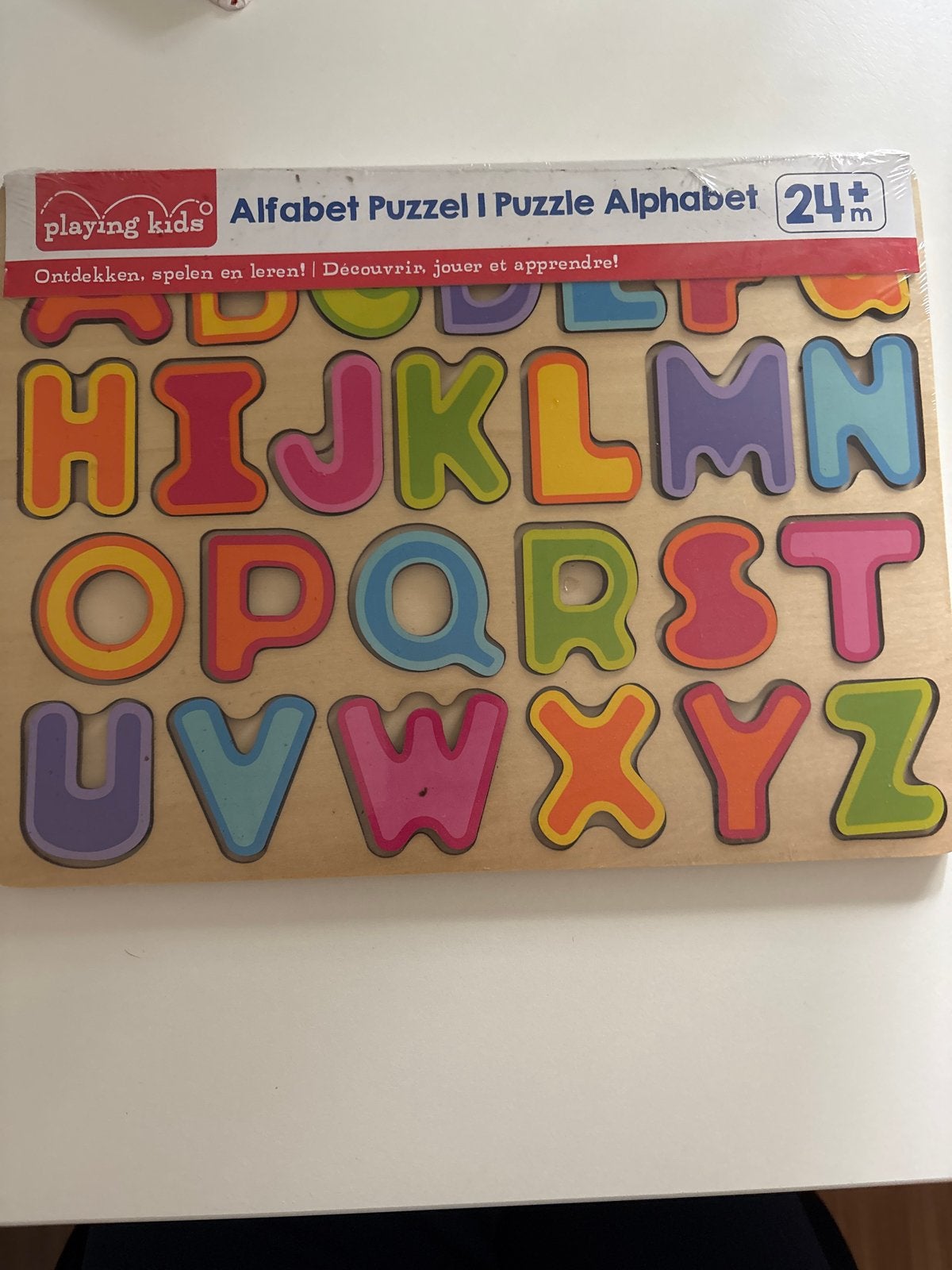Nieuw Playing Kids Alfabet Puzzel - Houten Letter Puzzel, Ophalen of Verzenden, Nieuw, Puzzelen