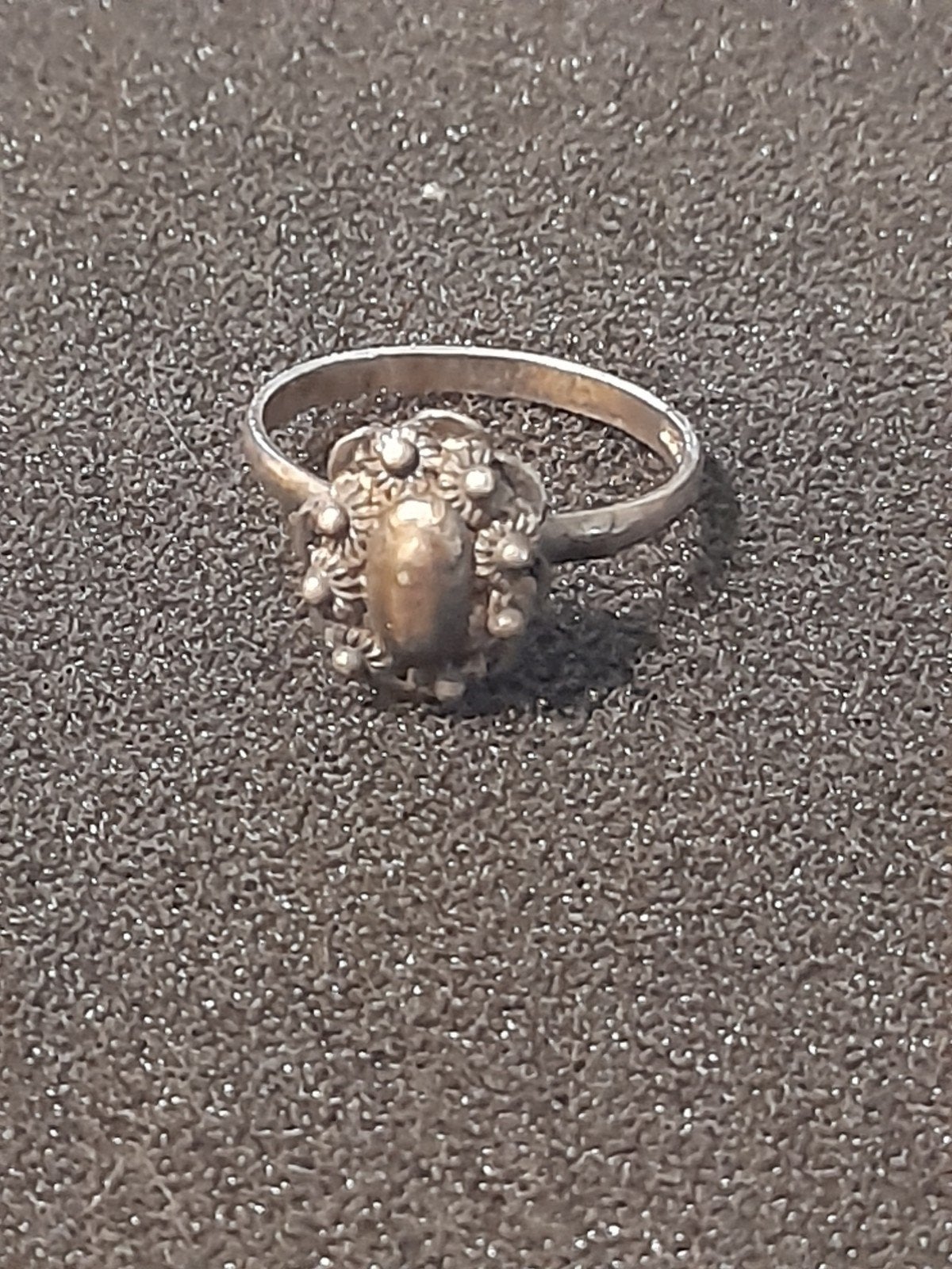 Antieke Zilveren Zeeuwse Knop Ring - Maat 18 MM, Verzenden, Zilver