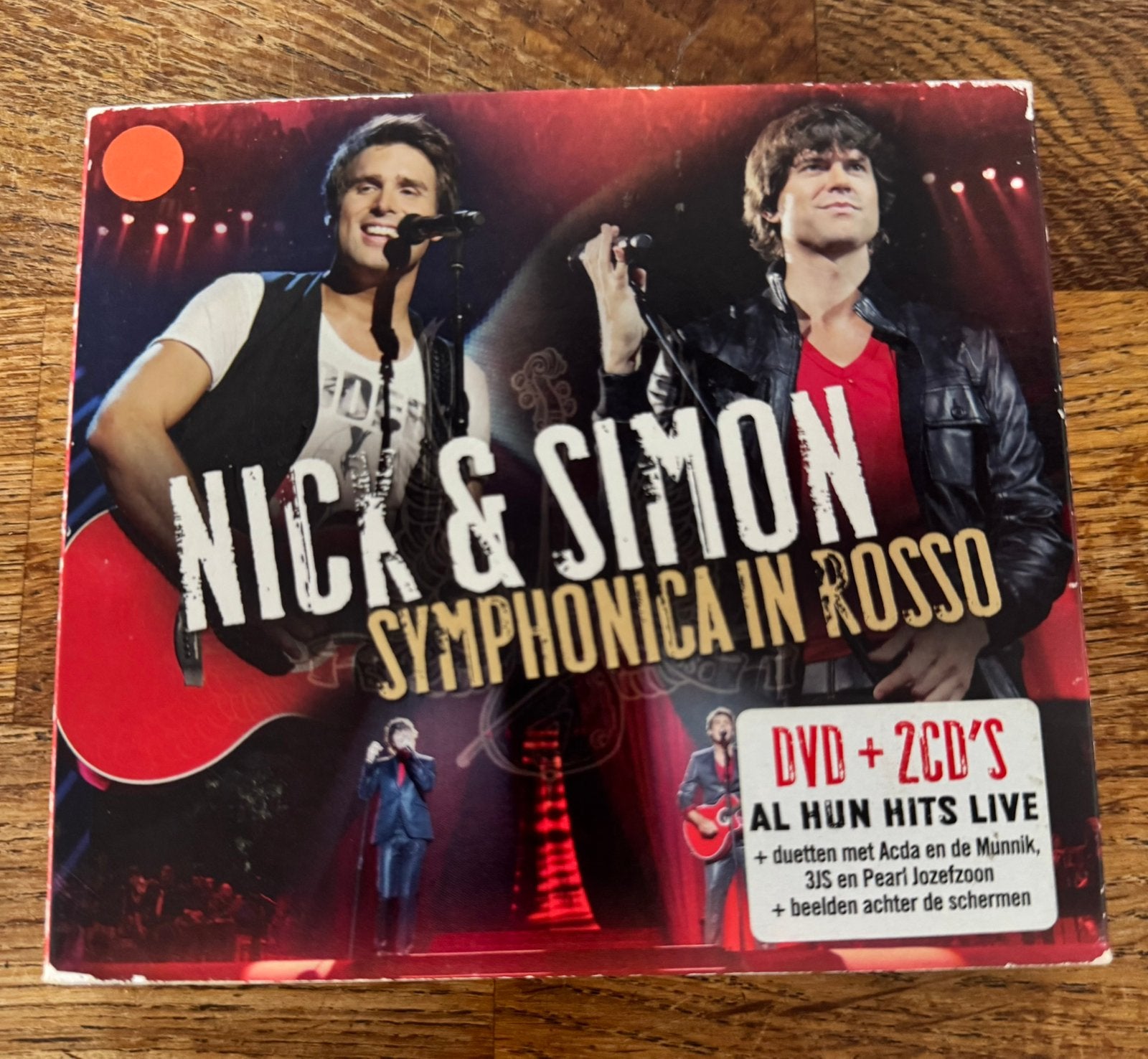 Cd en Dvd Nick & Simon - Symphonica in Rosso, Cd's en Dvd's, Alle leeftijden, Zo goed als nieuw, Concert, Ophalen of Verzenden