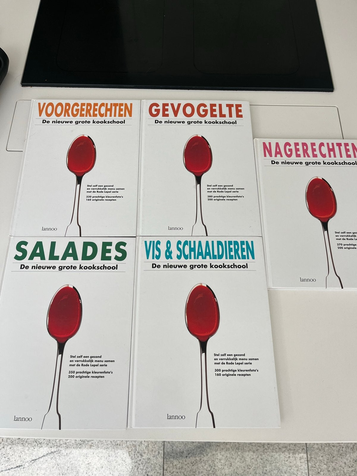 De Nieuwe Grote Kookschool - 5-delige kookboekenset, Boeken, Ophalen, Zo goed als nieuw, Overige gebieden, Voorgerechten en Soepen