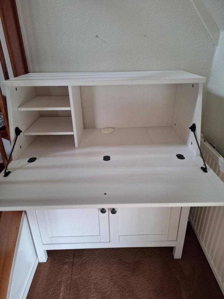 IKEA Hemnes secretaire wit, Huis en Inrichting, Ophalen, Zo goed als nieuw