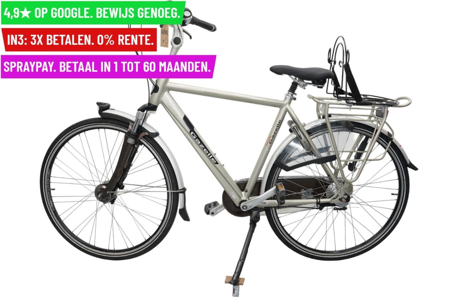 Herenfiets Gazelle Orange Plus Innergy 28/53cm/7ver/Levering, 9713 Bv Groningen, Gebruikt, Gazelle, Facebikenl@gmail.com
