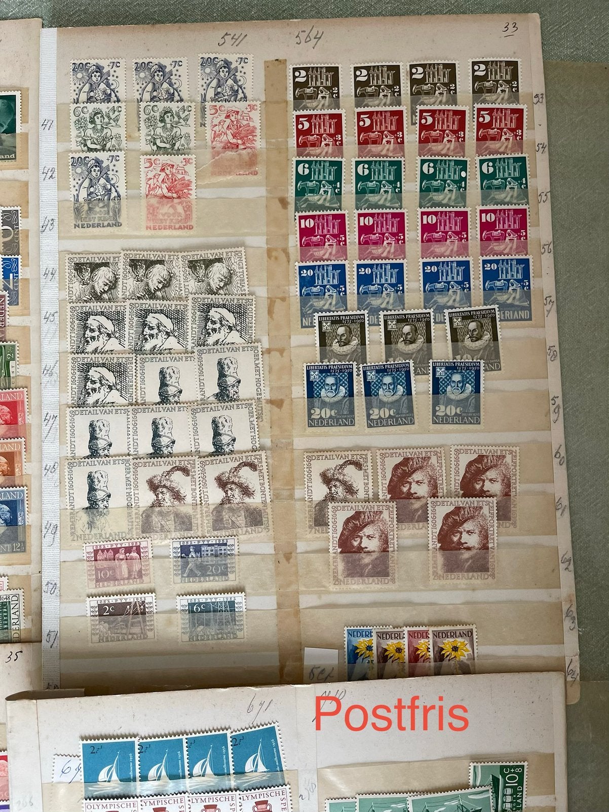 Verzameling Nederland richtprijs 15€ lees, Postzegels en Munten, Ophalen of Verzenden, Gestempeld