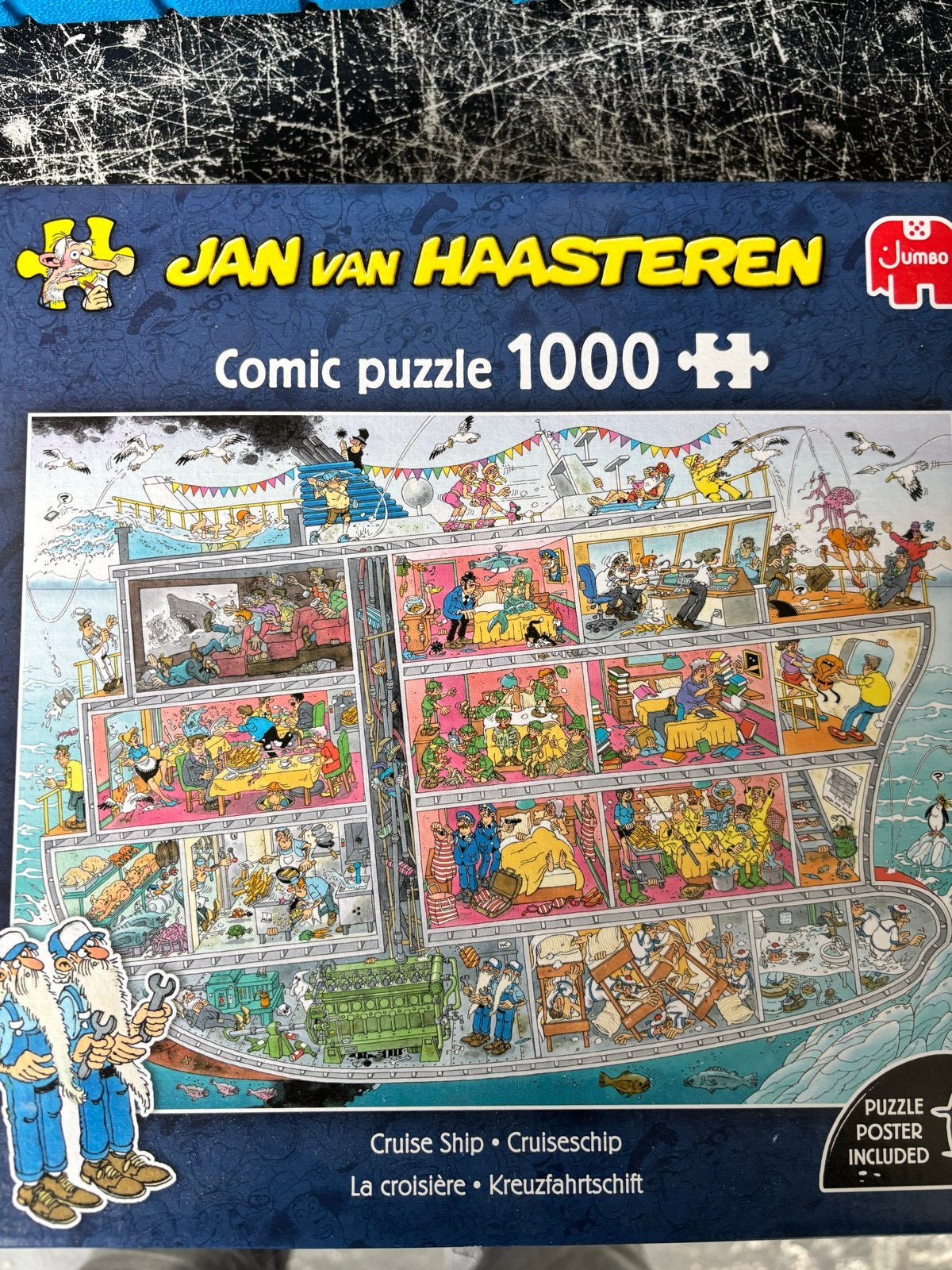 Jan van Haasteren & That's Life Puzzels 1000 stukjes, Ophalen of Verzenden, 500 t/m 1500 stukjes, Zo goed als nieuw, Legpuzzel