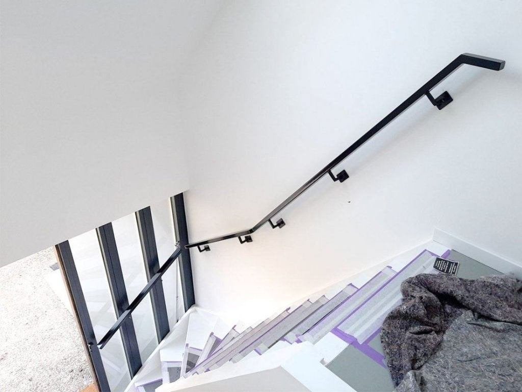 Stalen trapleuning op maat, Huis en Inrichting, Ophalen, Nieuw, Zwart, Metaal