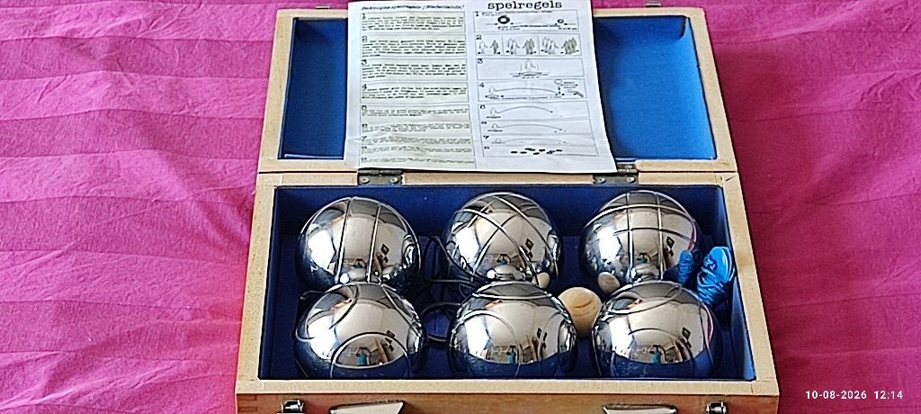 jeu de boules, Ophalen, Zo goed als nieuw