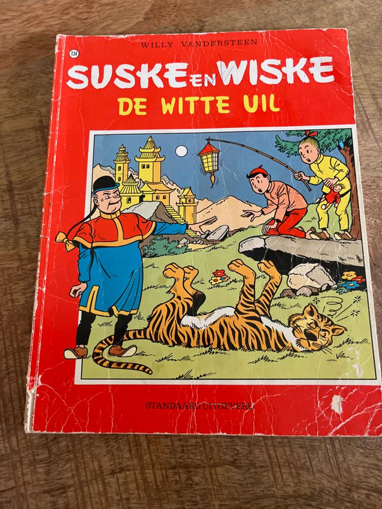 Suske en Wiske - De Witte Uil (nr. 134), Eén stripboek, Ophalen of Verzenden, Gelezen