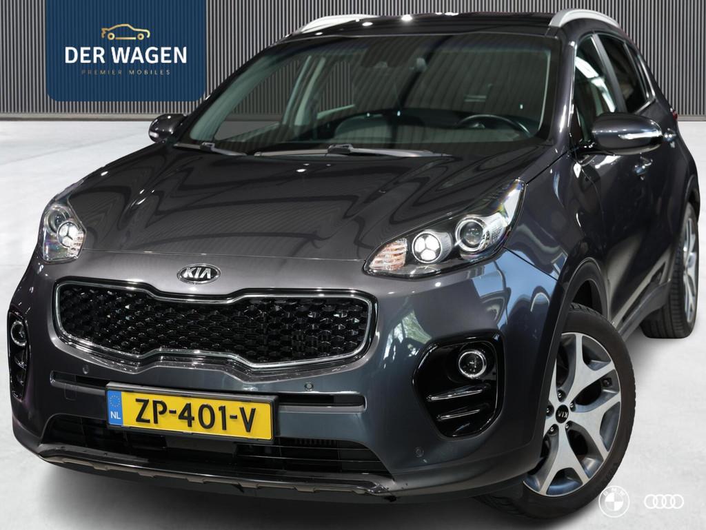 Kia Sportage 1.6 T-GDI 4WD DynamicPlusLine, Auto's, Kia, 4 cilinders, Met garantie (alle), Leder, Bedrijf