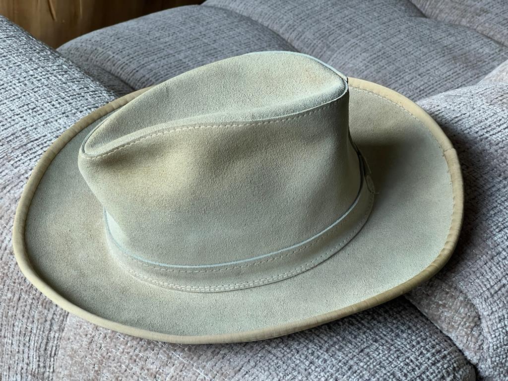 Henschel Skullys hoed, Kleding | Heren, Ophalen of Verzenden, Gedragen, 60 cm (XL, 7½ inch) of meer, Hoed