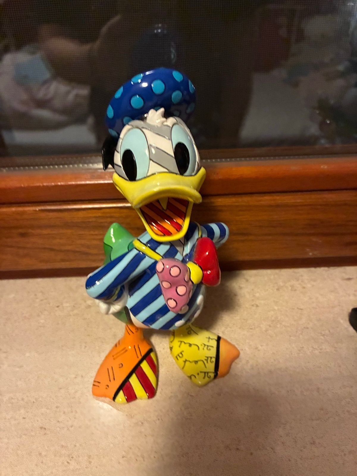 Disney Britto Donald Duck Beeldje - Artikel 4023844, Ophalen of Verzenden, Donald Duck, Zo goed als nieuw, Beeldje of Figuurtje