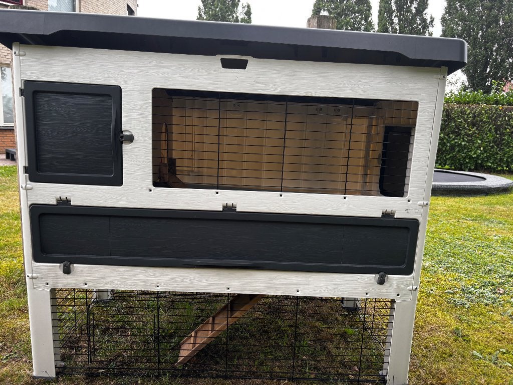 Ferplast Grand Lodge 140 konijnenhok, Ophalen, 90 cm of meer, Konijn, Hok
