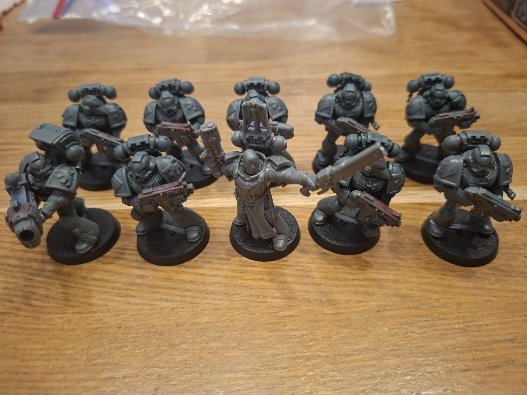 Dark angels - Tactical Space Marines - Dark Vengeance box, Hobby en Vrije tijd, Ophalen of Verzenden, Gebruikt, Warhammer, Figuurtje(s)