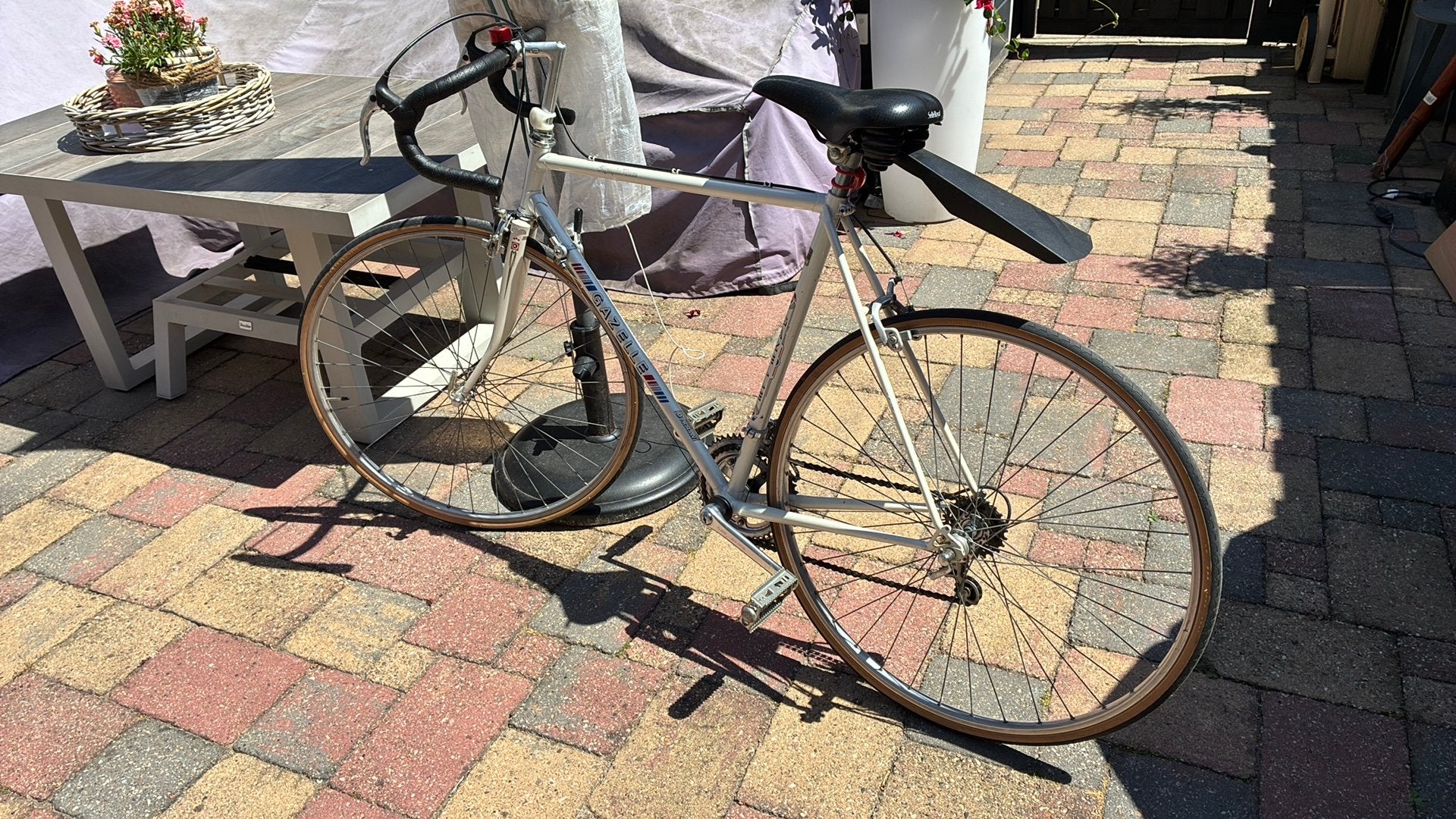 Gazele Olympia Race klassieke racefiets, Ophalen, Gebruikt, 10 tot 15 versnellingen, Aluminium
