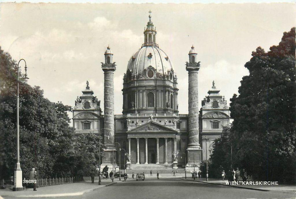 701-443-029 Wien Karlskirche, Verzenden, Voor 1920, Oostenrijk