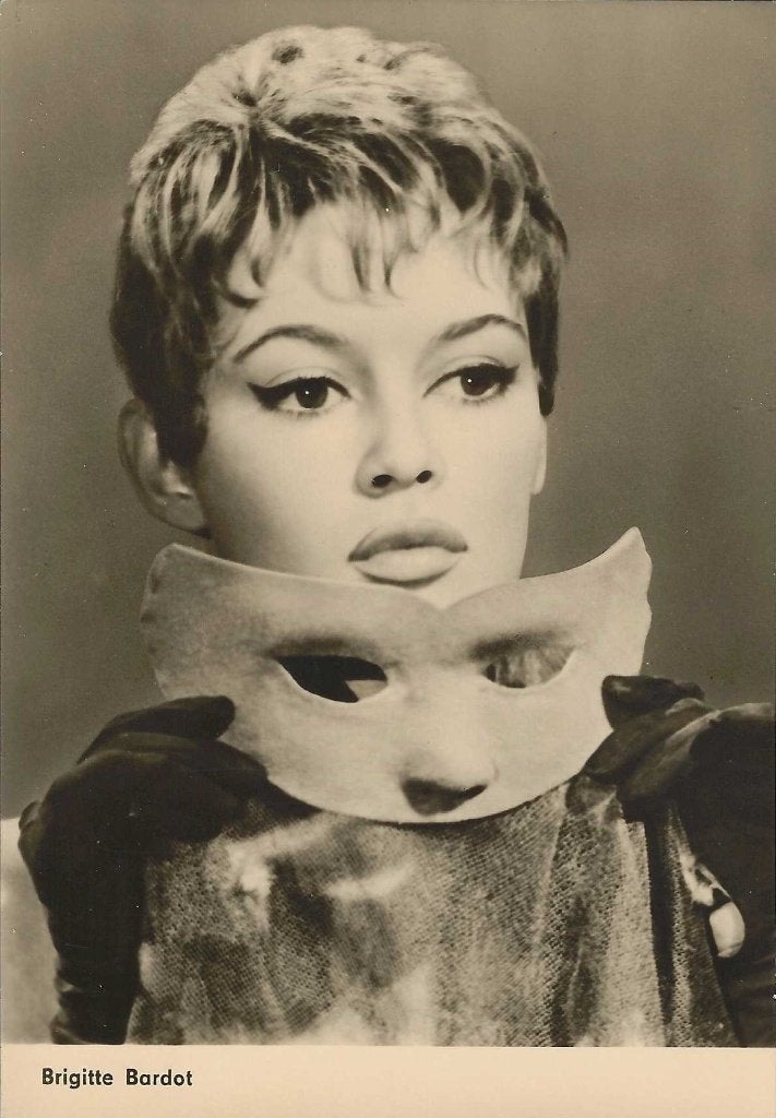 Filmsterren ansichtkaart Brigitte Bardot, Verzenden, 1940 tot 1960, Ongelopen, Sterren en Beroemdheden
