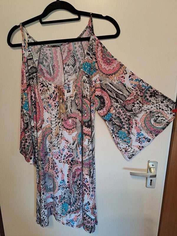 Gekleurd tuniek maat XL, Ophalen of Verzenden, Zo goed als nieuw, Overige kleuren, Blouse of Tuniek