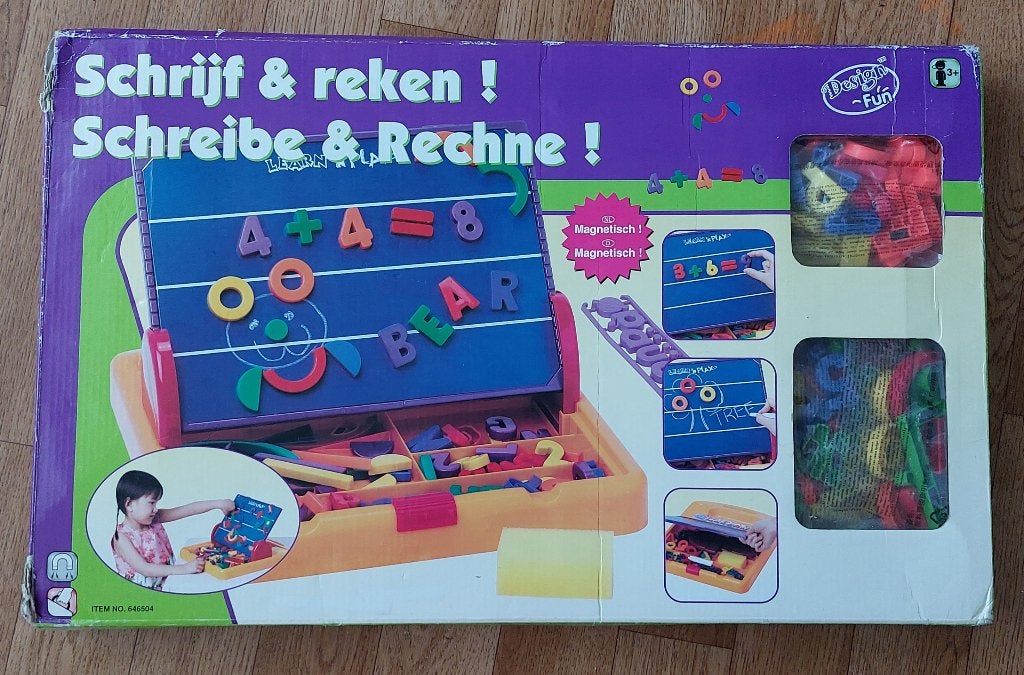 Schrijf & Reken Krijtbord, Kinderen en Baby's, Speelgoed | Educatief en Creatief, Ophalen, Gebruikt, Taal en Lezen