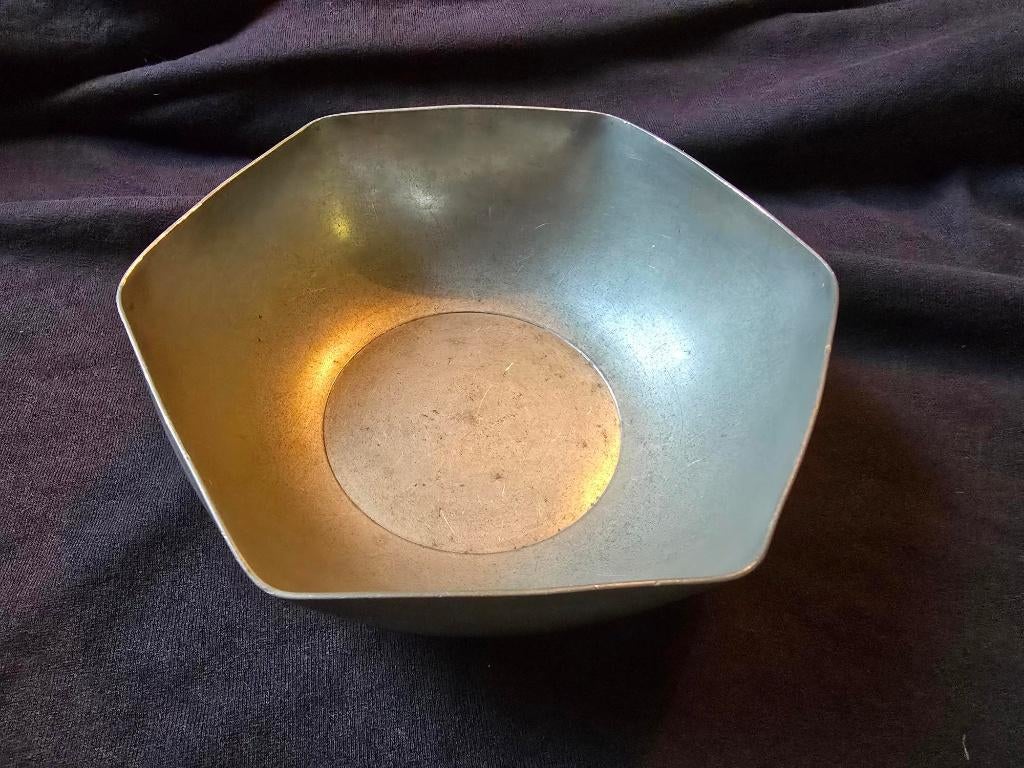 Tinnen schaal - vintage - Tollenaar Buiksloot, Ophalen of Verzenden