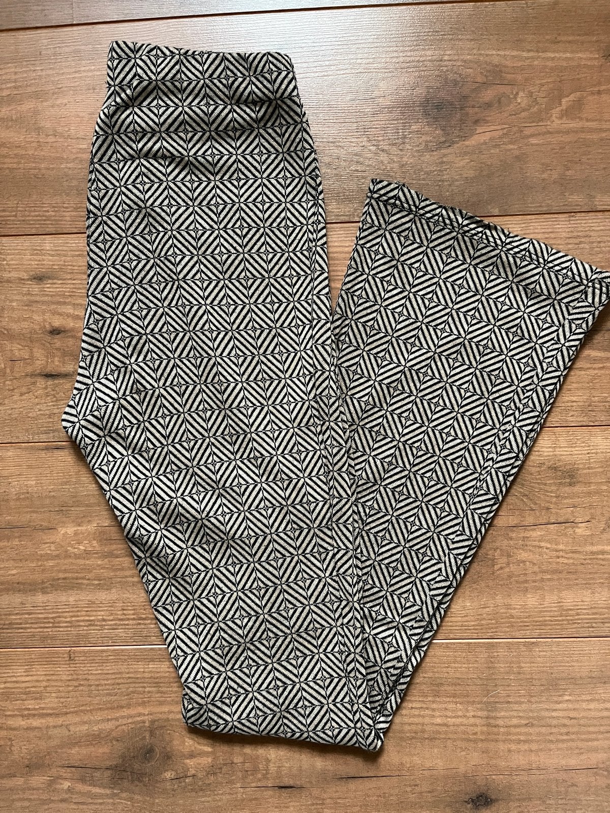 Costes Atelier flared broek met patroon - Maat XS, Bruin, Ophalen of Verzenden, Zo goed als nieuw, Maat 34 (XS) of kleiner