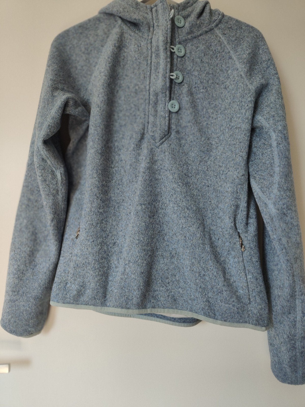 The North Face fleece trui met capuchon, The North Face, Ophalen of Verzenden, Zo goed als nieuw, Blauw