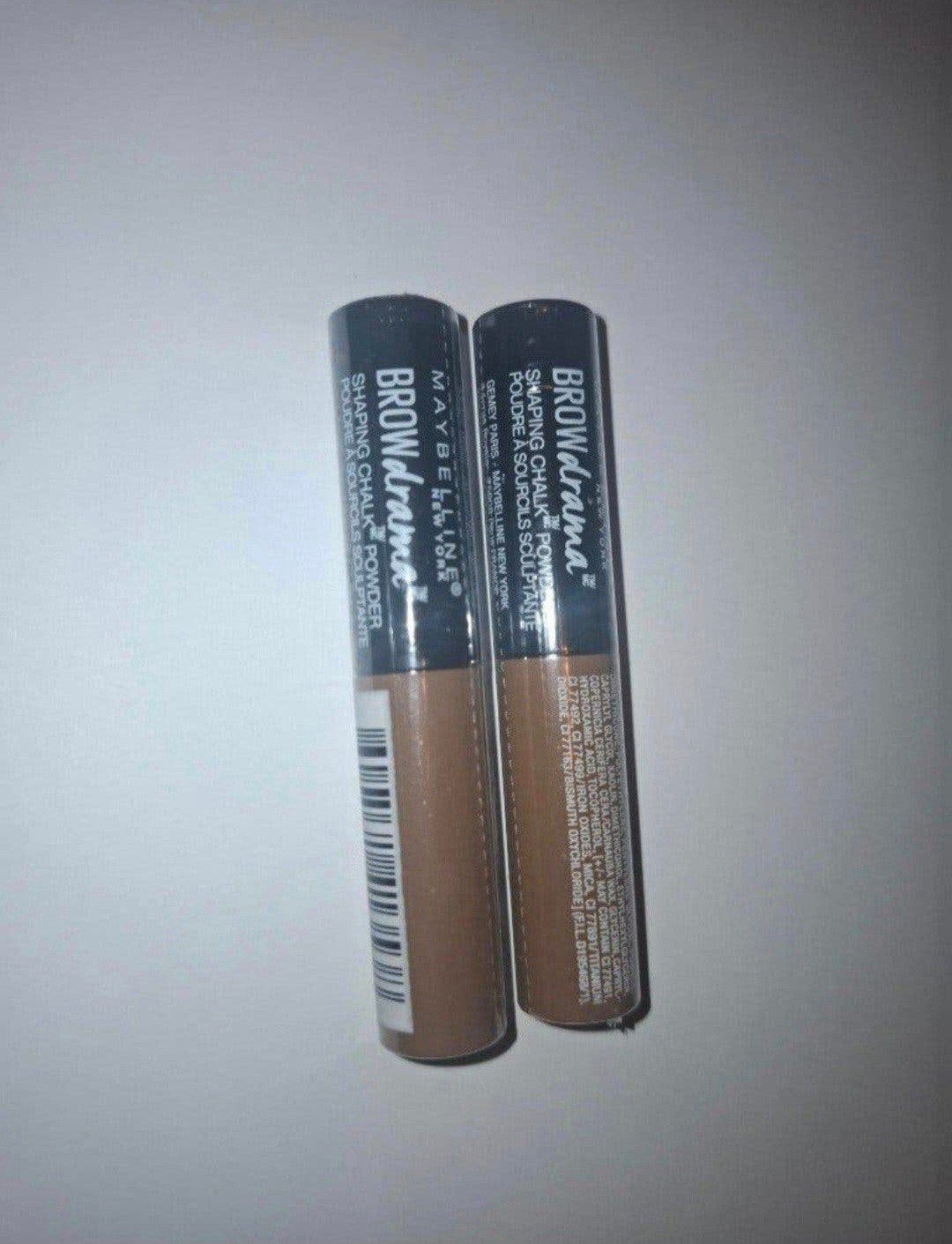 2 nieuwe Maybelline Brow Drama Shaping Chalk (advr 303, Ogen, Bruin, Nieuw, Ophalen of Verzenden