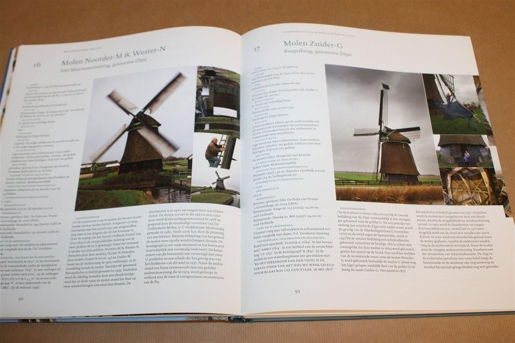 Molens in Noord-Holland — 158 Molens Inventaris Groot Boek, Boeken, Geschiedenis | Stad en Regio, Ophalen of Verzenden, Gelezen