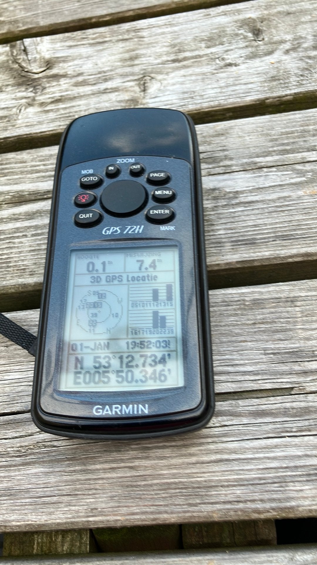 Garmin GPS 72 H (handheld), Ophalen of Verzenden, Zo goed als nieuw, Gps of Kompas