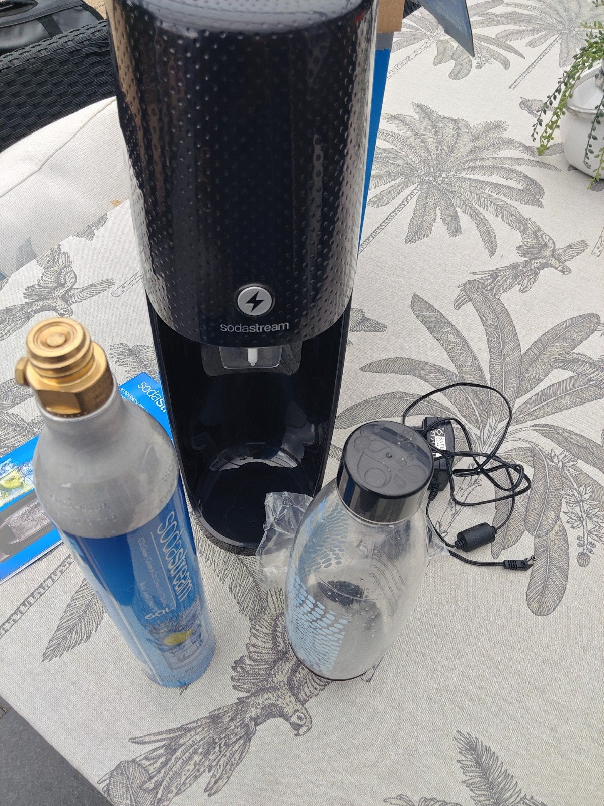Sodastream Spirit One Touch met CO2-fles en fles, Ophalen of Verzenden, Zo goed als nieuw