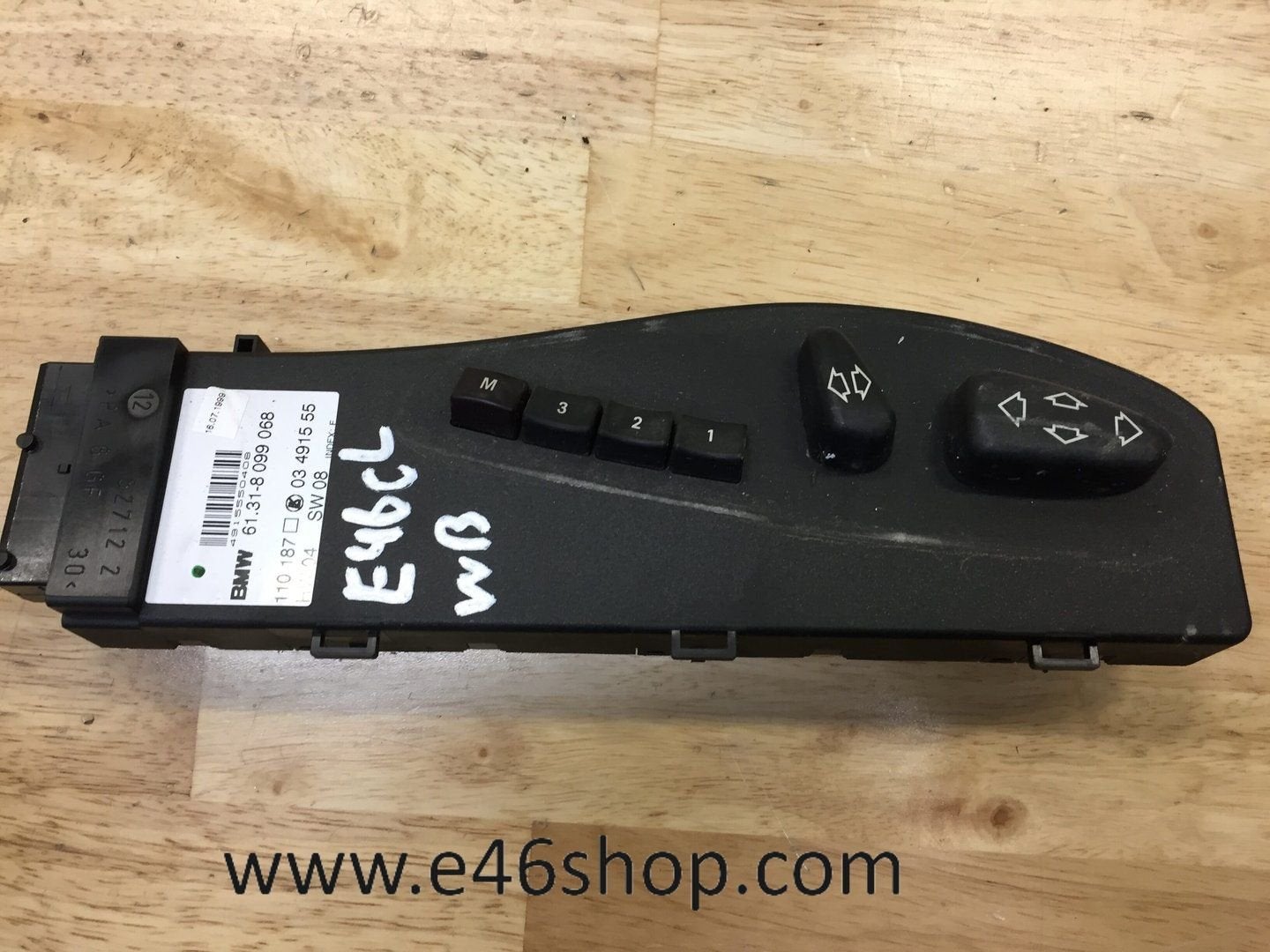 Stoelknoppen BMW E46 oe 8099068, Gebruikt, -, -, Ophalen of Verzenden