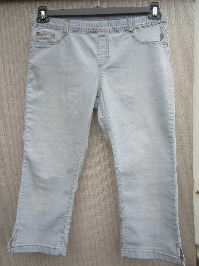 Capri spijkerbroek MISS ETAM mt 38/40 lichtblauw, Nieuw, W30 - W32 (confectie 38/40), Miss Etam, Verzenden