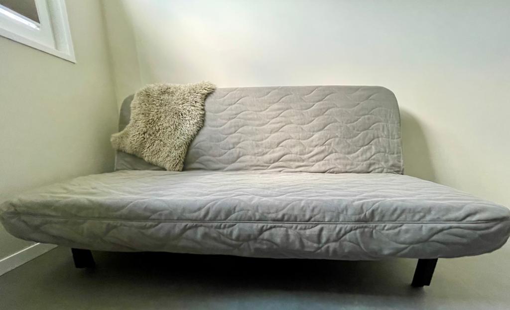 Slaapbank Nyhamn Ikea, Ophalen, Gebruikt, Tweepersoons, 140 cm