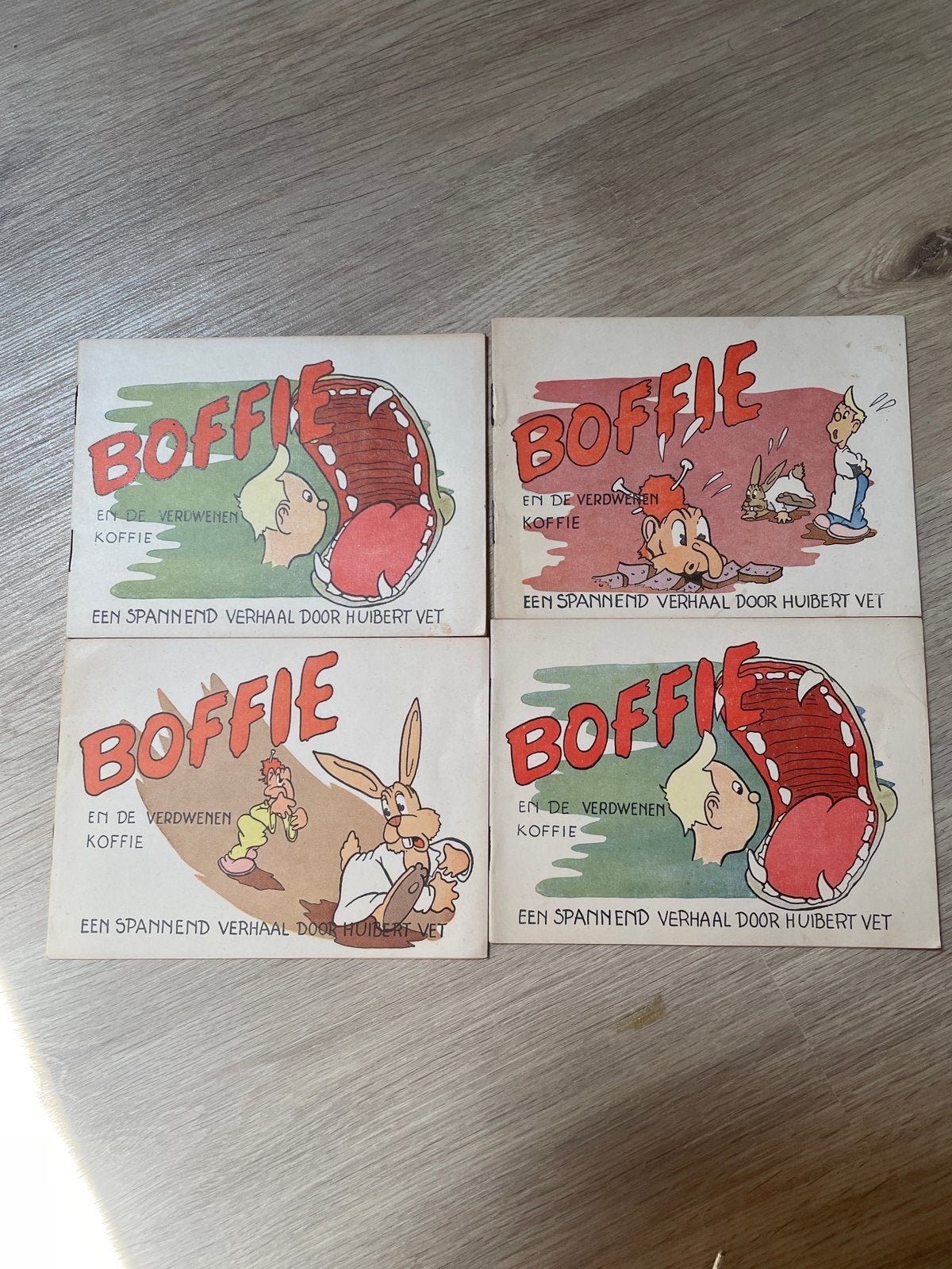 Boffie en de Verdwenen Koffie - 4 deeltjes, Ophalen of Verzenden, Gelezen, Fictie algemeen