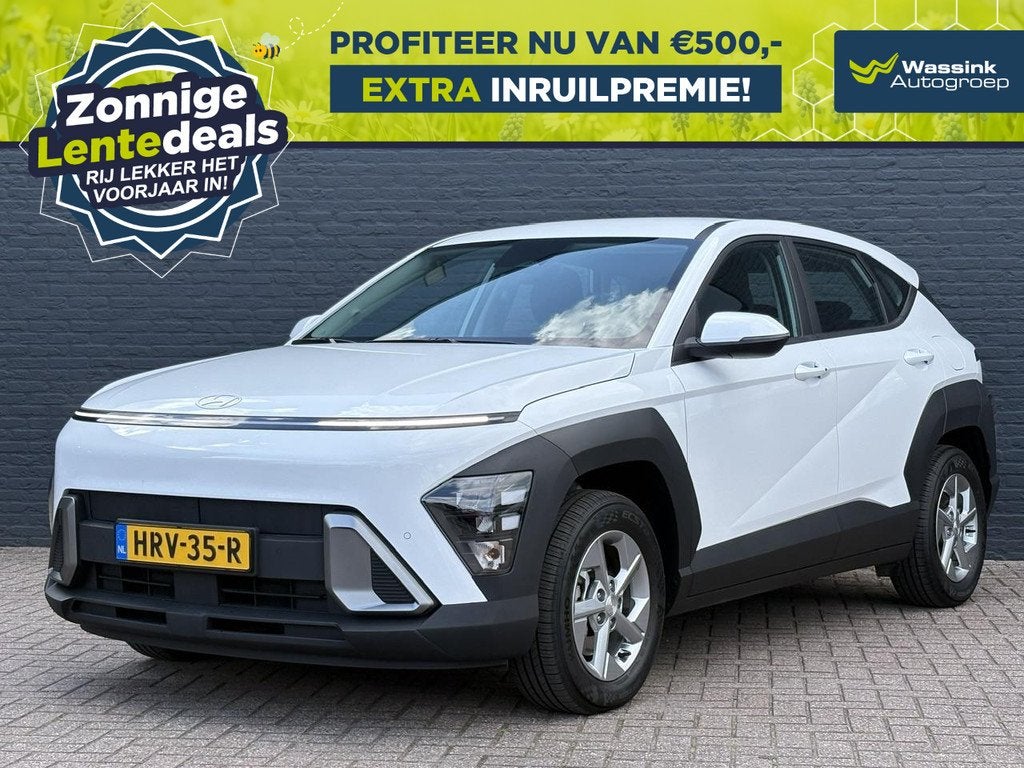 Hyundai Kona 1.6 GDI HEV HYBRIDE 141pk AUTOMAAT Comfort | LE, Auto's, Stof, Gebruikt, Euro 6, 2 kWh