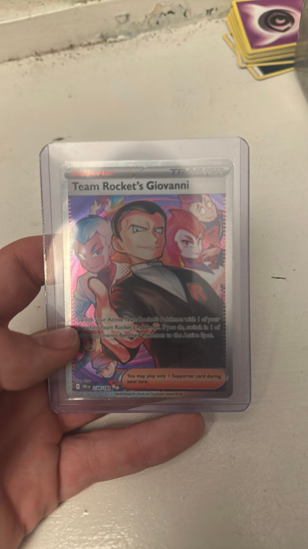 Team rockets giovanni, Ophalen of Verzenden, Zo goed als nieuw