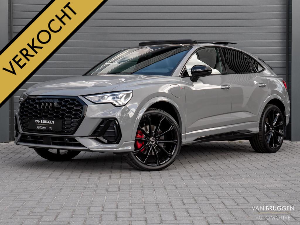 Audi Q3 Sportback 45 TFSI e S Edition Pano SONOS Nardo 21" S, Gebruikt, Hybride Elektrisch/Benzine, 13 kWh, SUV of Terreinwagen