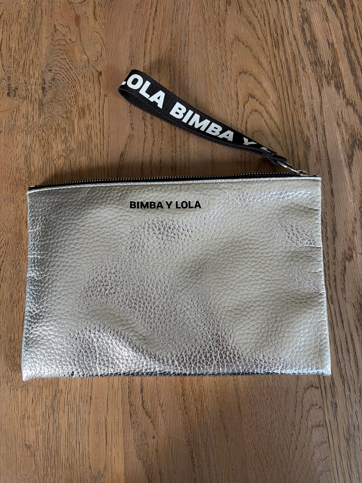 Bimba y Lola Clutch - Zilverkleurig Avondtasje, Ophalen of Verzenden, Zo goed als nieuw, Overige kleuren, Avondtasje